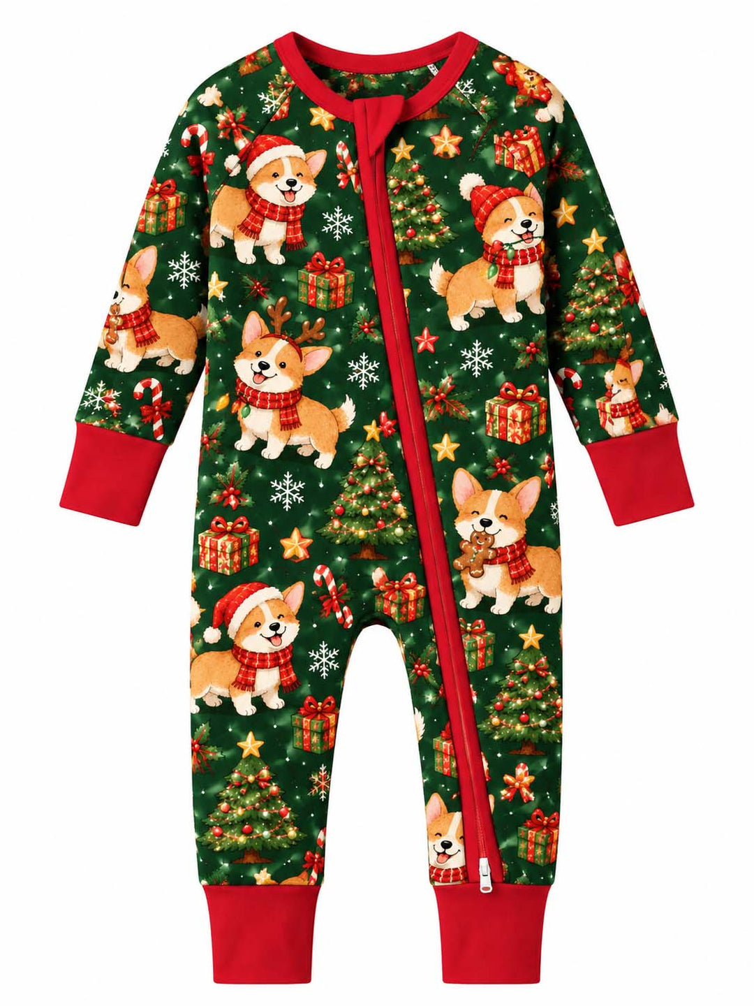 Corgi Christmas Tree Bamboo Convertible Zippy