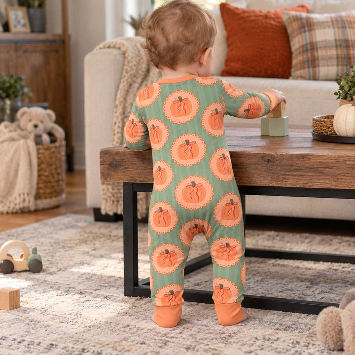 Cottage Pumpkin Bows Bamboo Convertible Zippy