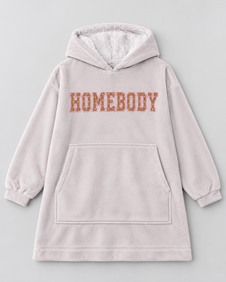 Homebody Embroidered Blanket Hoodie