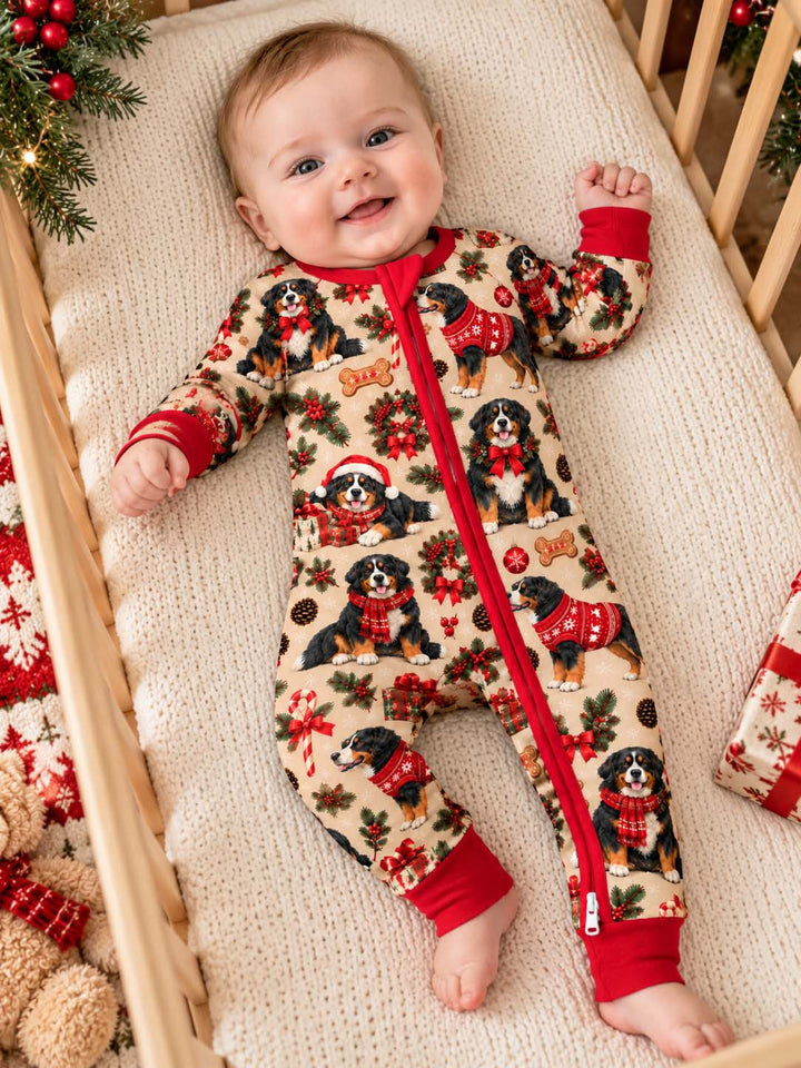 Cozy Basset Hound Christmas Bamboo Convertible Zippy