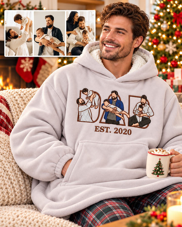 Benutzerdefinierter Bambus-Deckenhoodie (Vorlage)