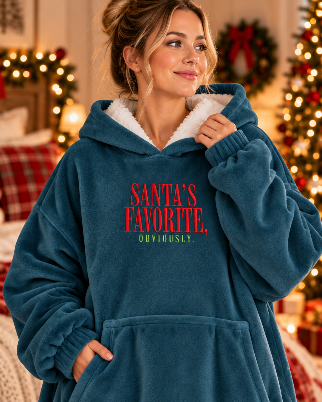 Benutzerdefinierter Bambus-Deckenhoodie (Vorlage)