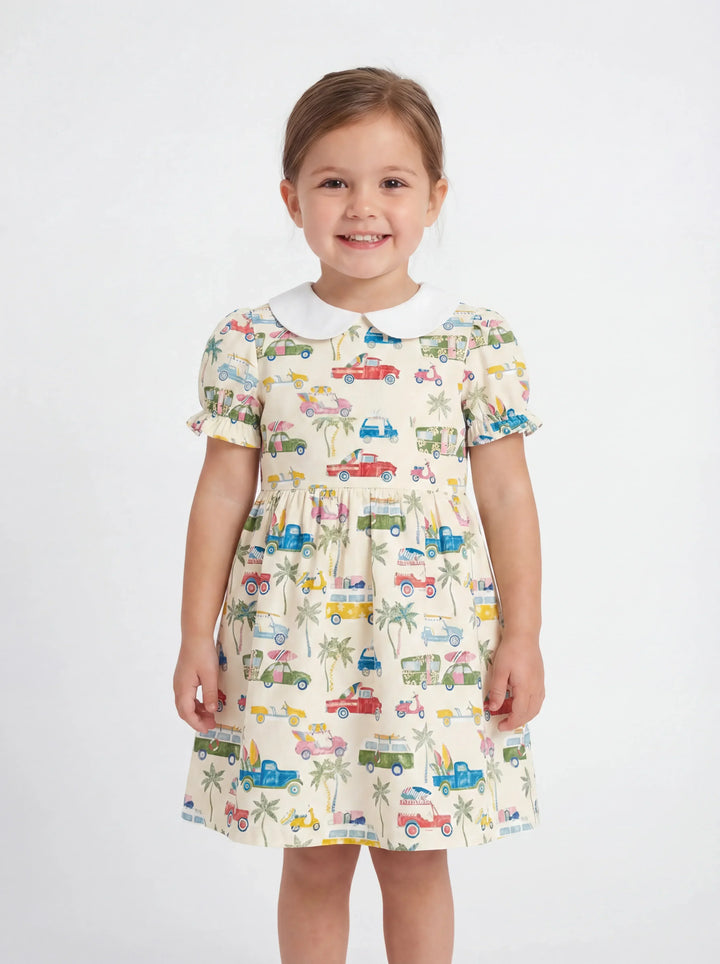 Sunny Beach Cruisers Bamboo Peter Pan Collar Dress