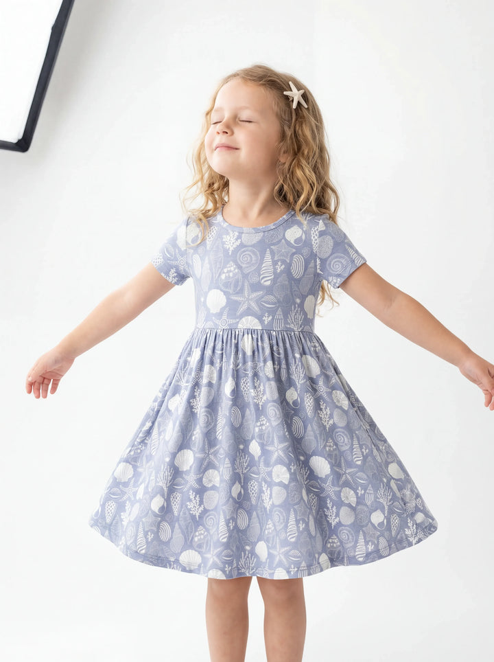 Coastal Treasures Bambus-Wirbelkleid