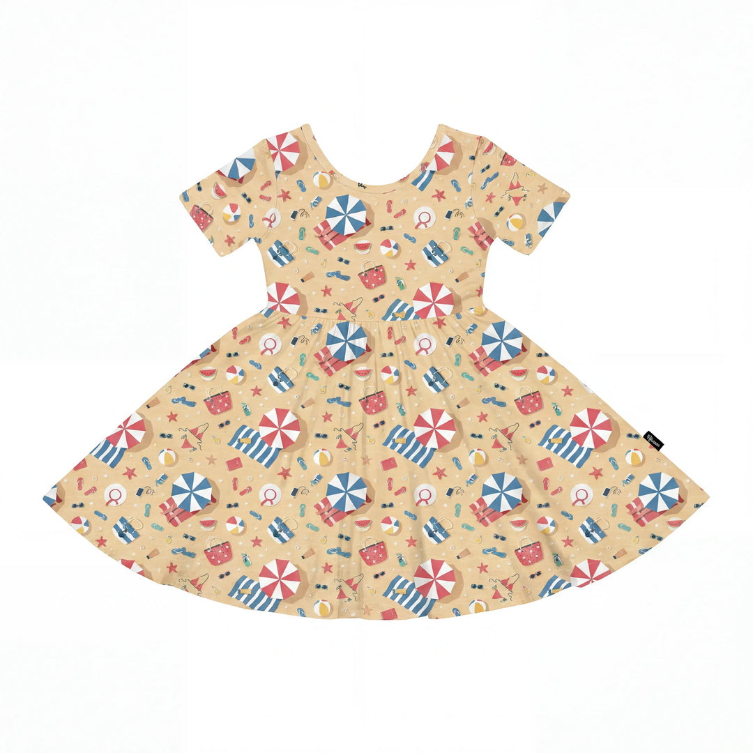 Sunny Beach Day Essentials Bamboo Twirl Dress