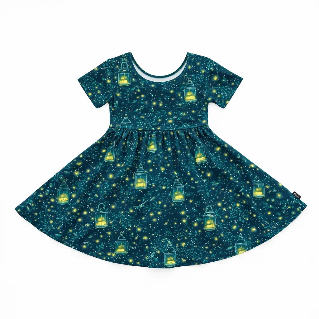 Firefly Lantern Night Bamboo Twirl Dress