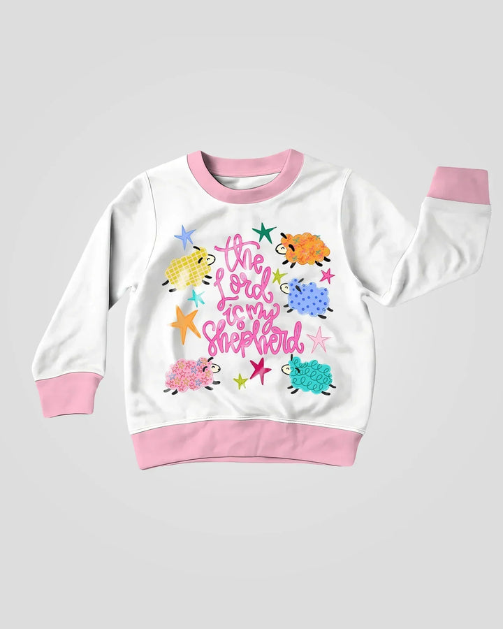 Der Herr ist mein Hirte Bambus-Rundhals-Sweatshirt