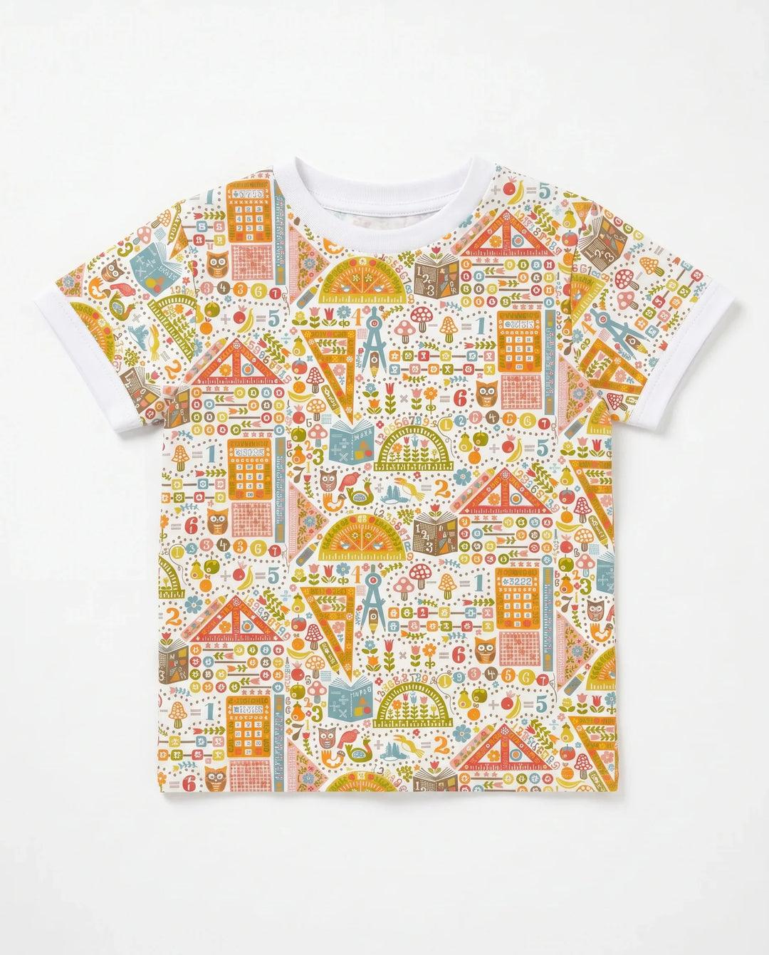 Whimsical Learning Village Bamboo Crewneck T-Shirt