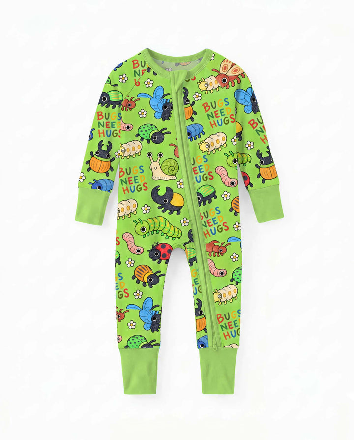 Cute Bugs Need Big Hugs Bamboo Convertible Zippy