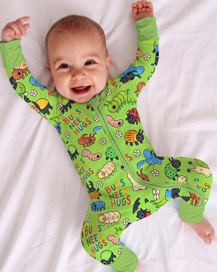 Cute Bugs Need Big Hugs Bamboo Convertible Zippy