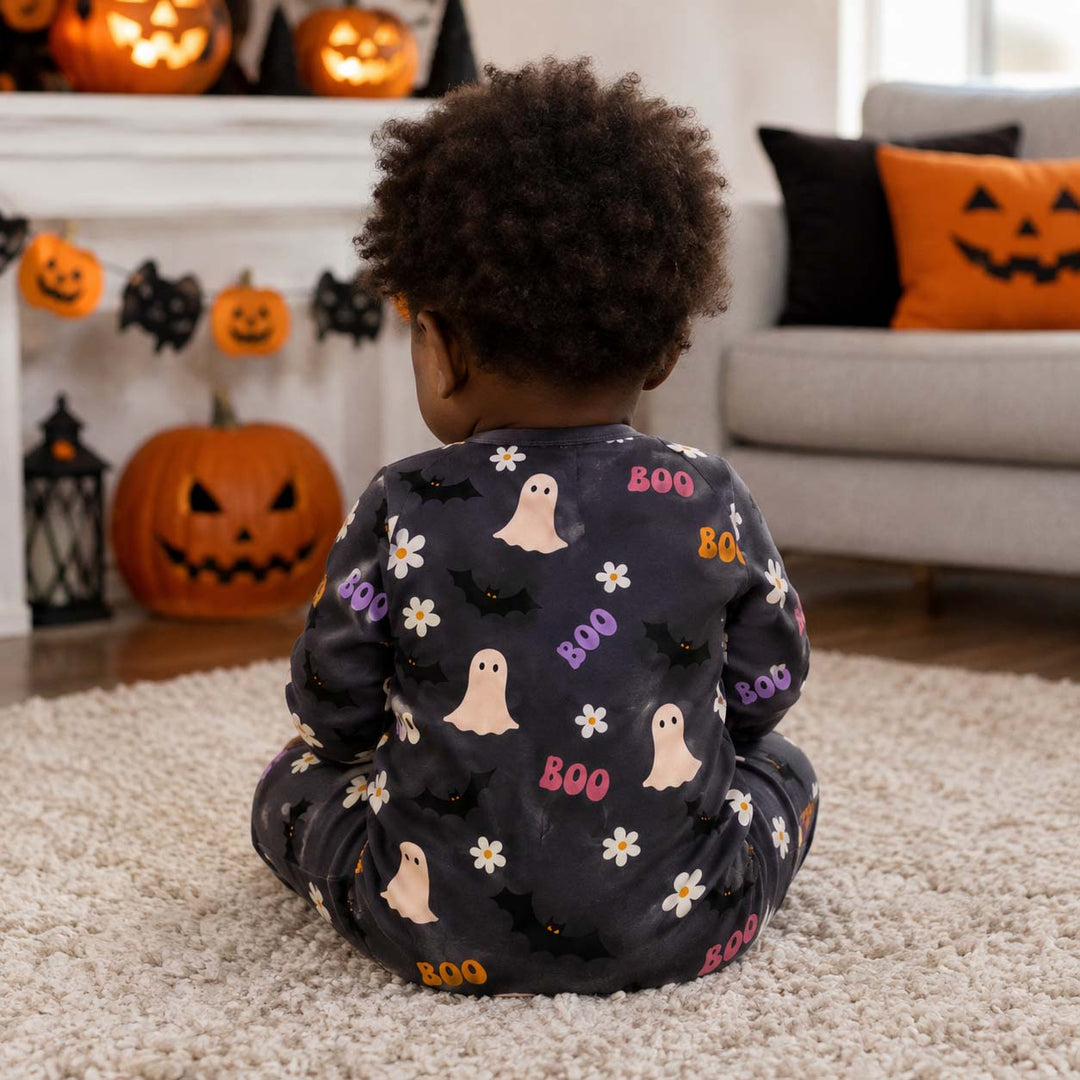 Cute Ghost Garden Bamboo Convertible Zippy