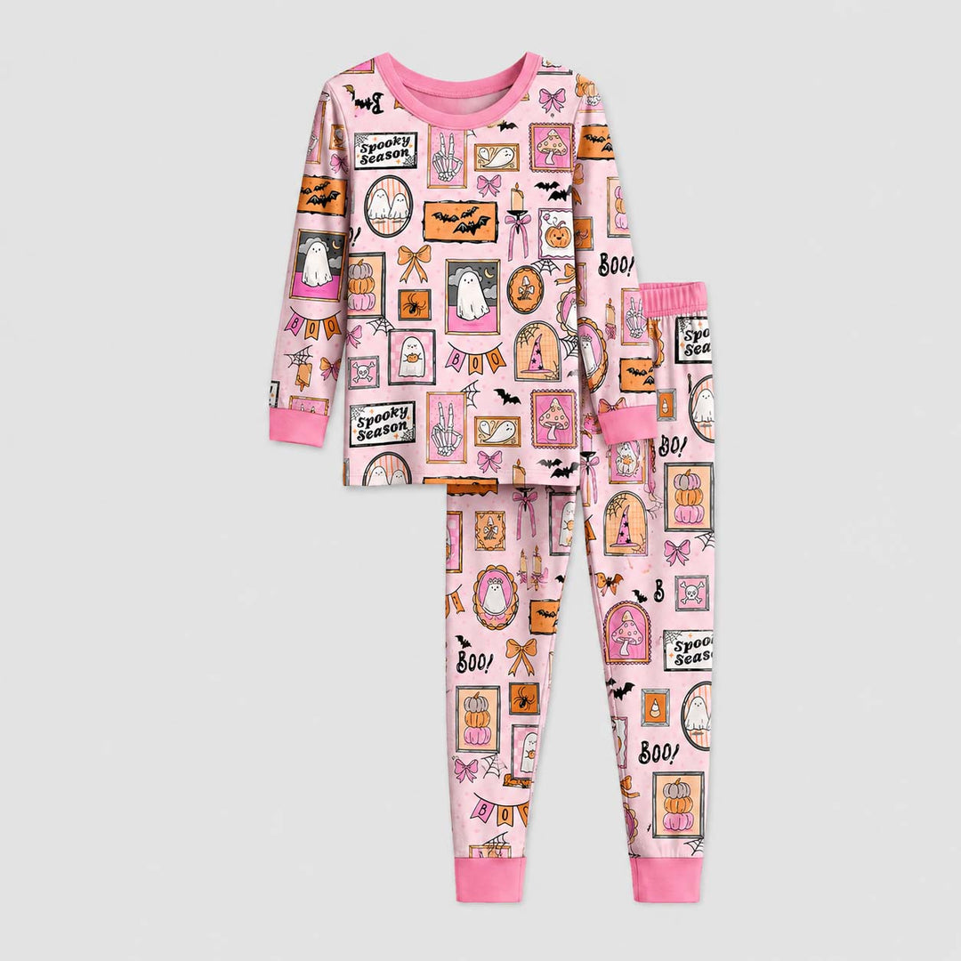 Cute Spooky Gallery Bamboo Two Piece Long Sleeve Pajama Set