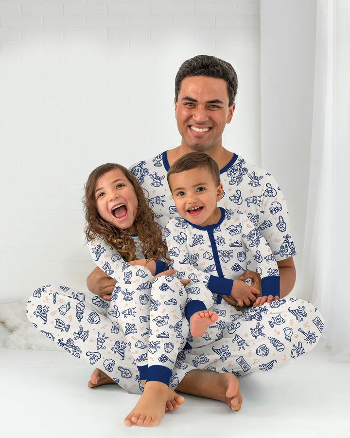 Ballpark Bash Bamboo Men's Pajama Set