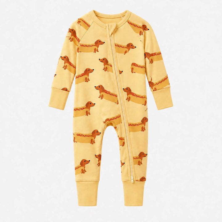 Dachshund Hot Dog Bamboo Convertible Zippy