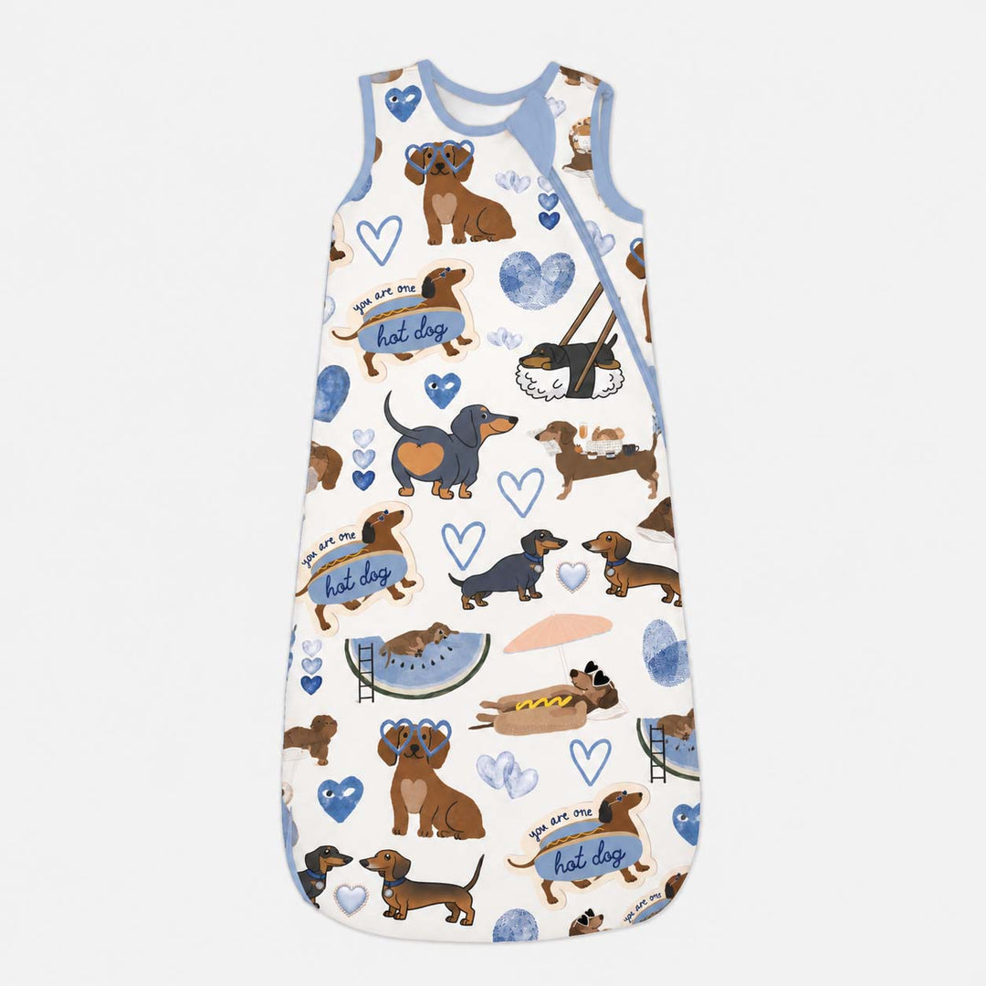 Dachshund Love Club Blue Bamboo Sleep Bag