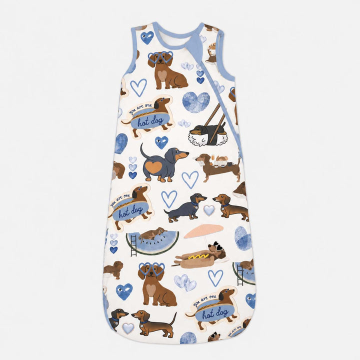 Dachshund Love Club Blue Bamboo Sleep Bag