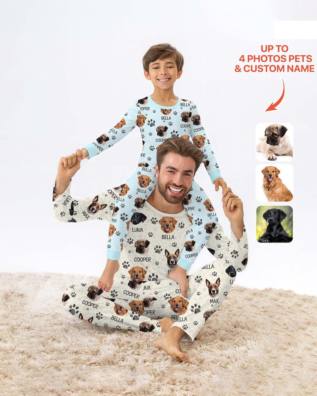 Gerippte Babykleidung mit individuellem Foto - Weich &amp; Skizzenhaft