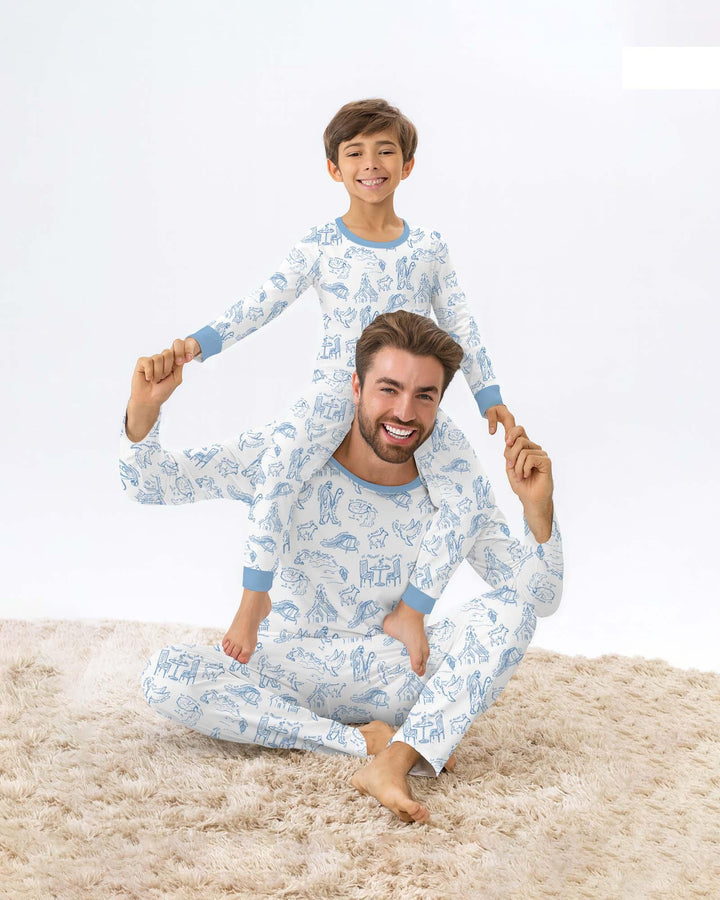 Vorlage Herren-Pyjama-Set