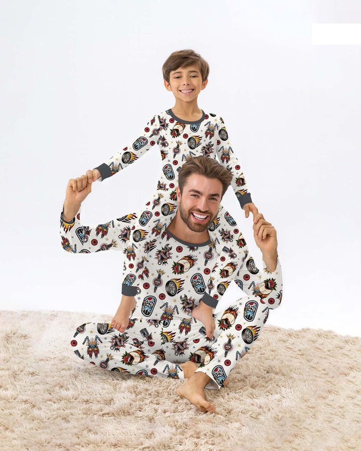 Vorlage Herren-Pyjama-Set