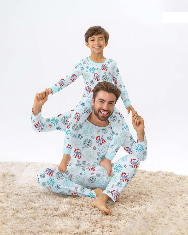 Zweiteiliges, kurzärmliges Pyjama-Set mit Marienkäfern