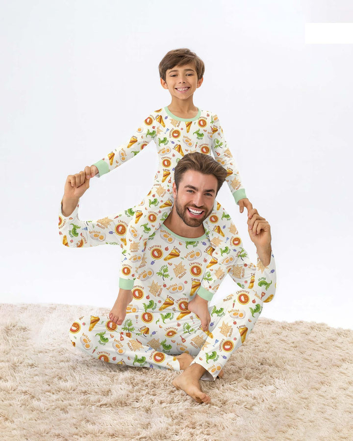 Vorlage Herren-Pyjama-Set