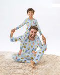 Ramadan Mubarak Family Matching Bamboo Men's Pajama Set