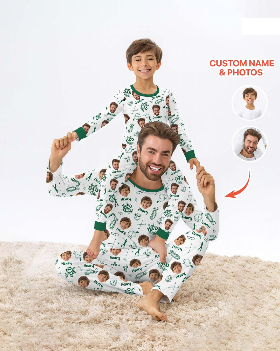 Vorlage Benutzerdefiniertes Herren-Pyjama-Set
