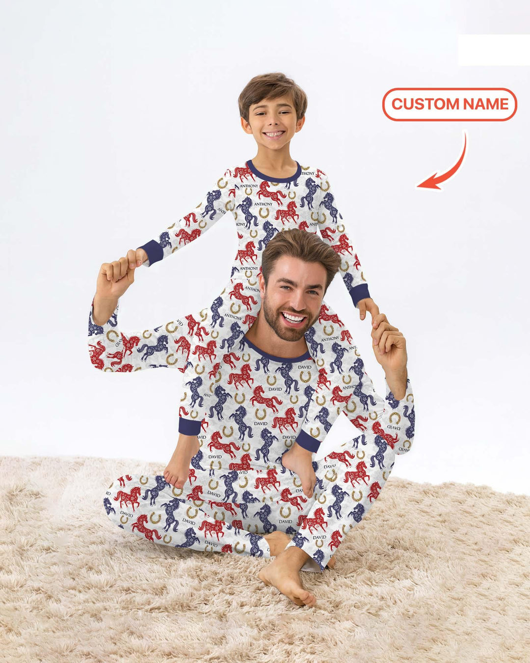 Vorlage Benutzerdefiniertes Herren-Pyjama-Set