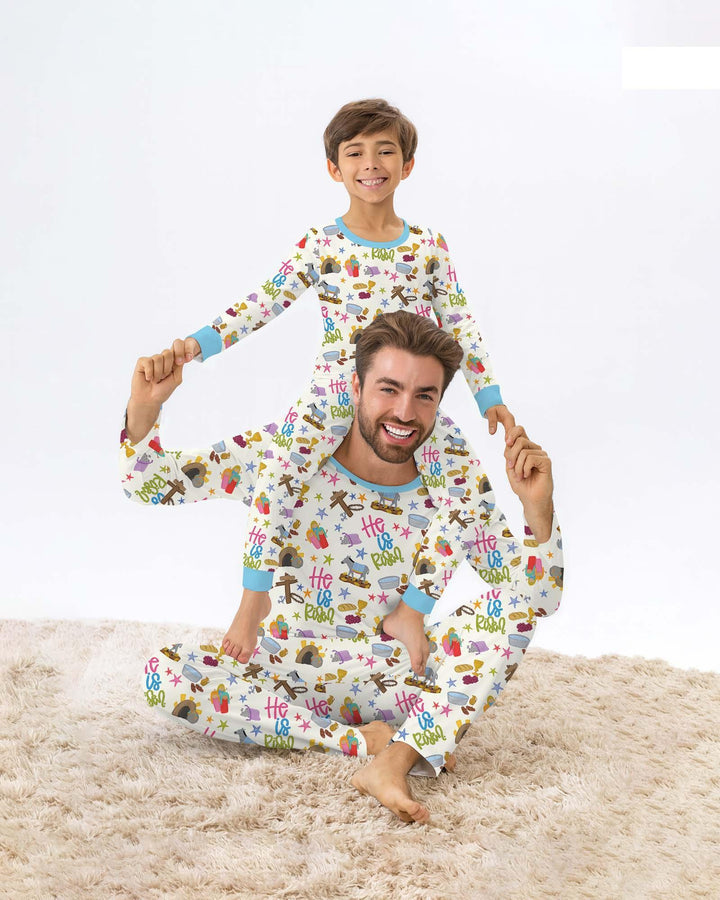 Vorlage Herren-Pyjama-Set