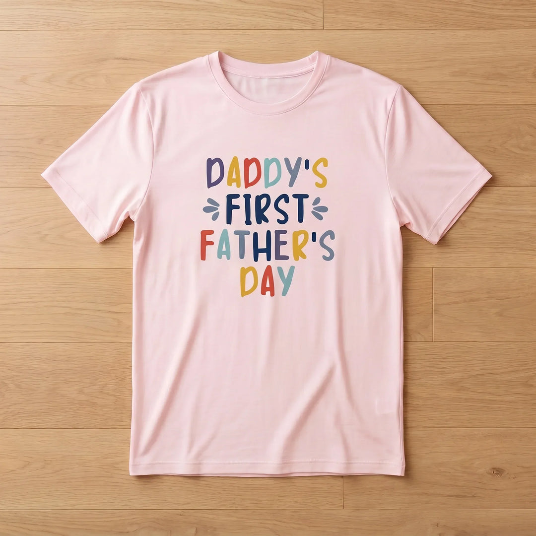 Herren T-Shirt aus Bambus "Papys erster Vatertag"