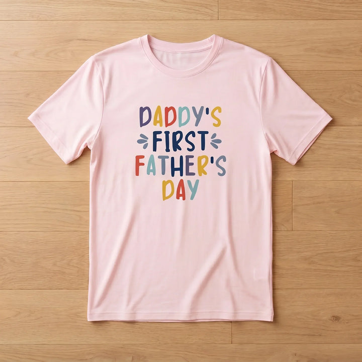 Herren T-Shirt aus Bambus "Papys erster Vatertag"