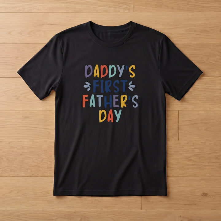 Herren T-Shirt aus Bambus "Papys erster Vatertag"