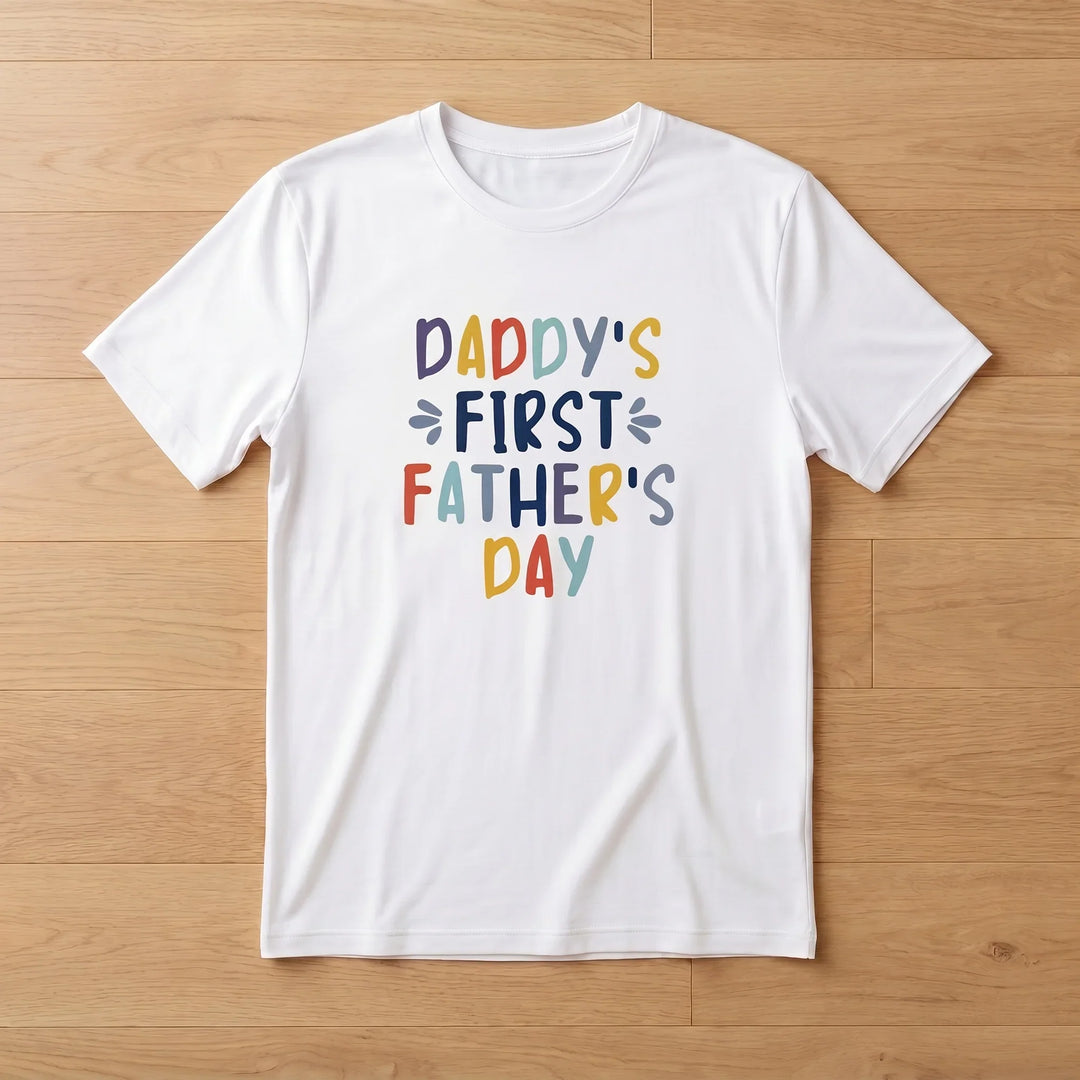 Herren T-Shirt aus Bambus "Papys erster Vatertag"