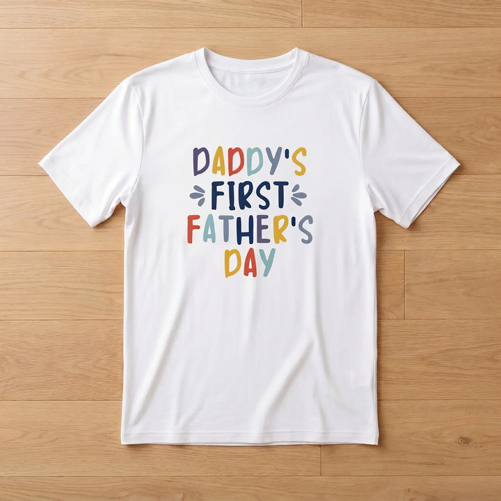 Herren T-Shirt aus Bambus "Papys erster Vatertag"