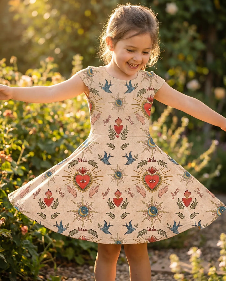 Sacred Heart Spirits Bambus-Wickelkleid