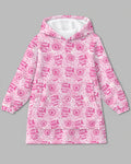 I Wear Pink For My Mom Bamboo Blanket Hoodie