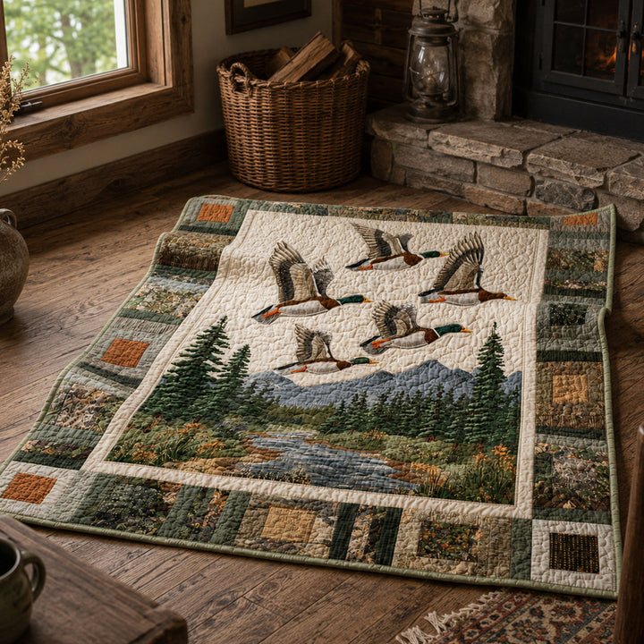 Duck Haven Bamboo Quilt Blanket