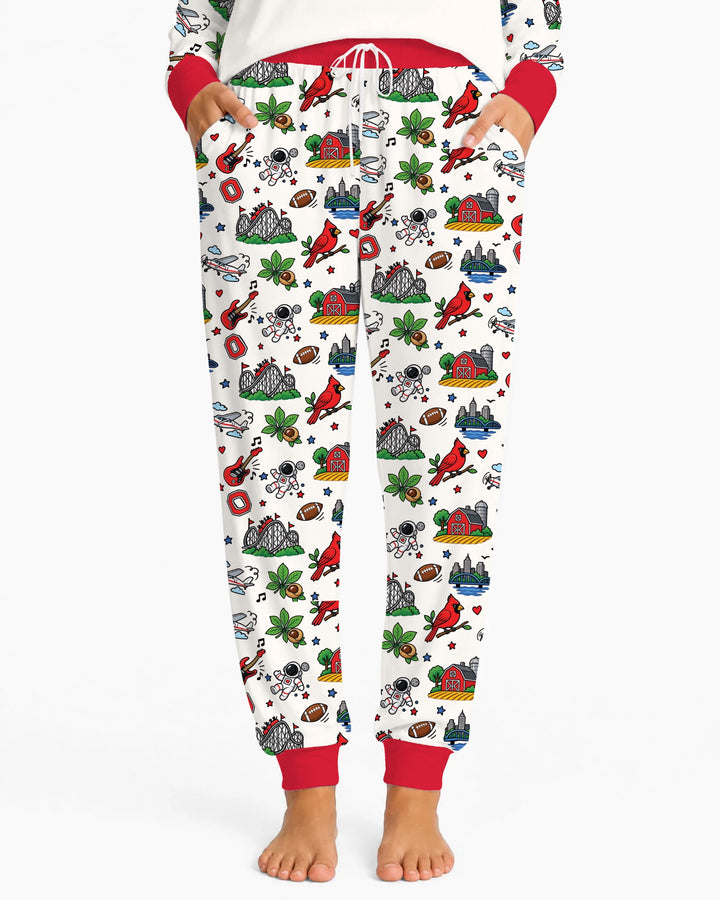 Someone in Ohio Loves Me Bamboo Women Pajama Set