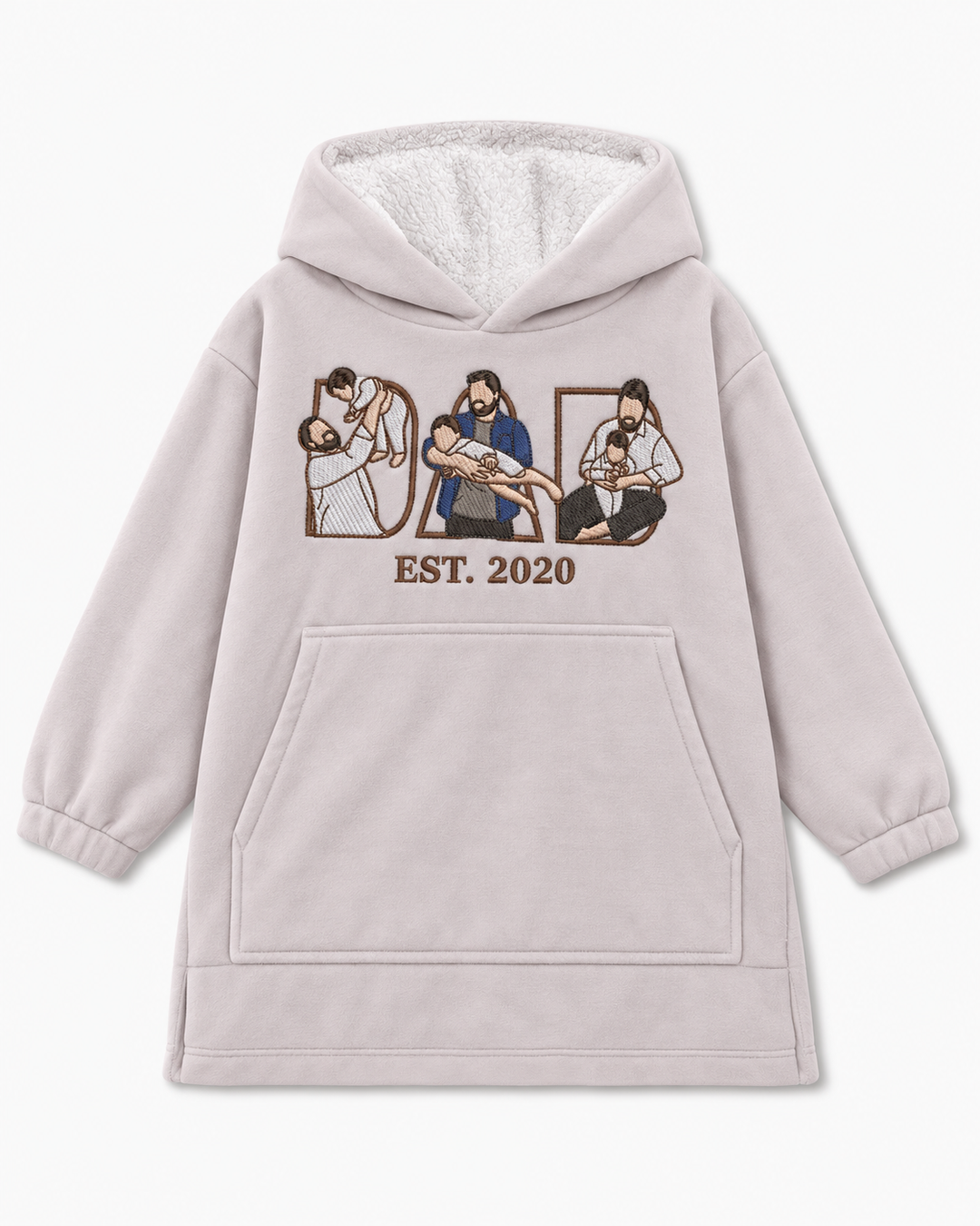 Benutzerdefinierter Bambus-Deckenhoodie (Vorlage)
