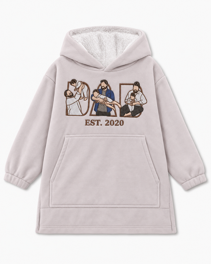 Benutzerdefinierter Bambus-Deckenhoodie (Vorlage)