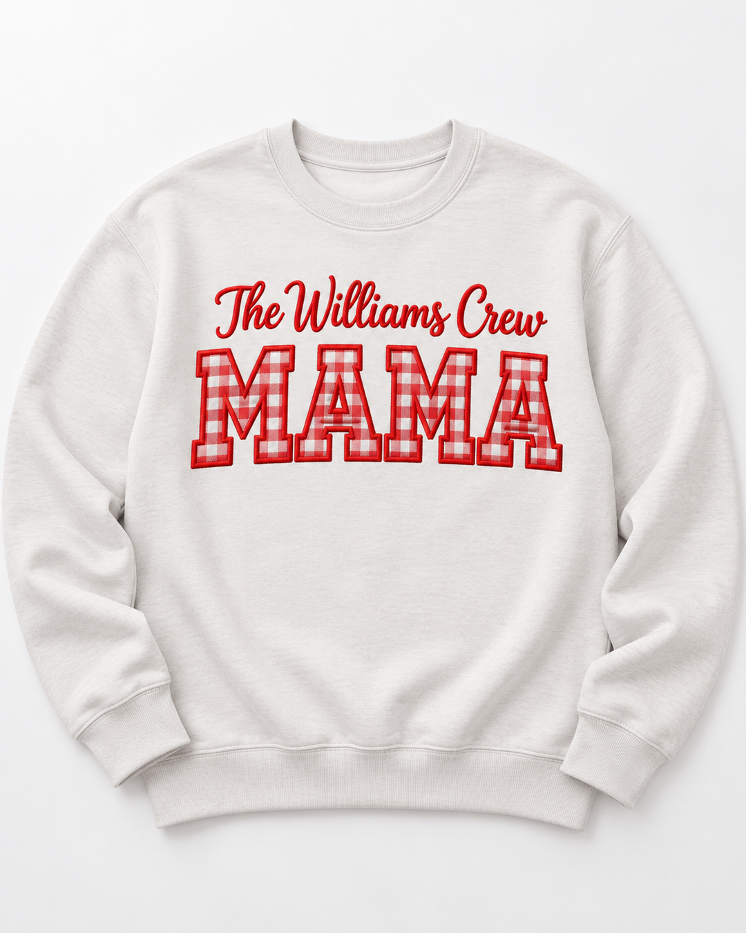 Template Damen-Rundhals-Sweatshirt aus Bambus