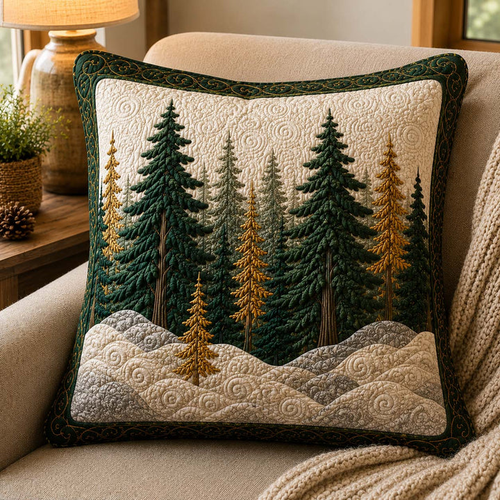 Evergreen Woods Bamboo Quilt Pillow Case