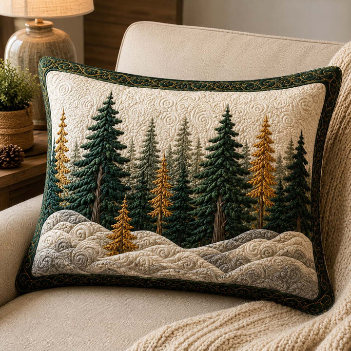 Evergreen Woods Bamboo Quilt Pillow Case