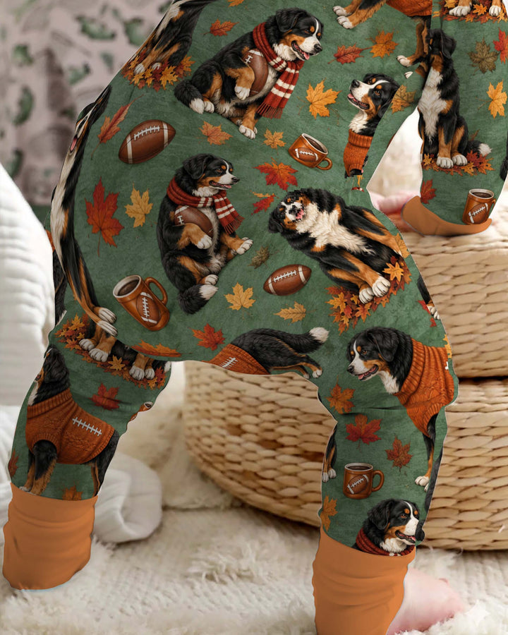 Fall Football Bernese Dogs Bamboo Convertible Zippy