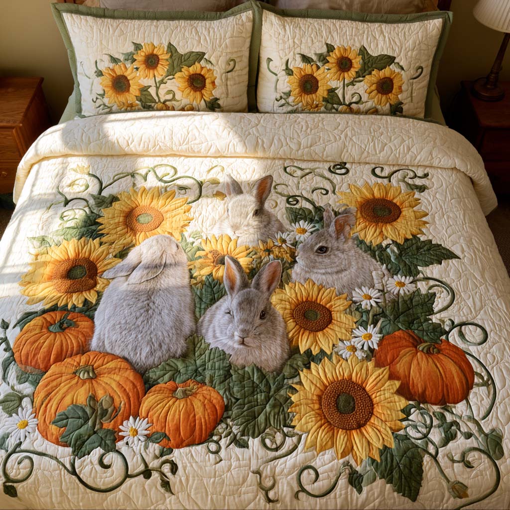 Fall Meadow Dreams Bamboo Quilt Bedding Set