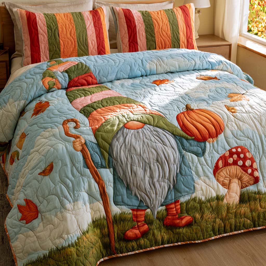 Fall Quiet Days Bamboo Quilt Bedding Set