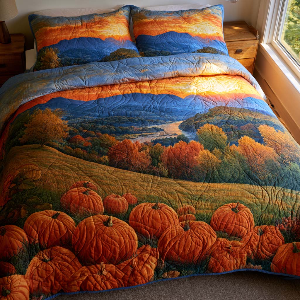 Fall Warm Embrace Bamboo Quilt Bedding Set