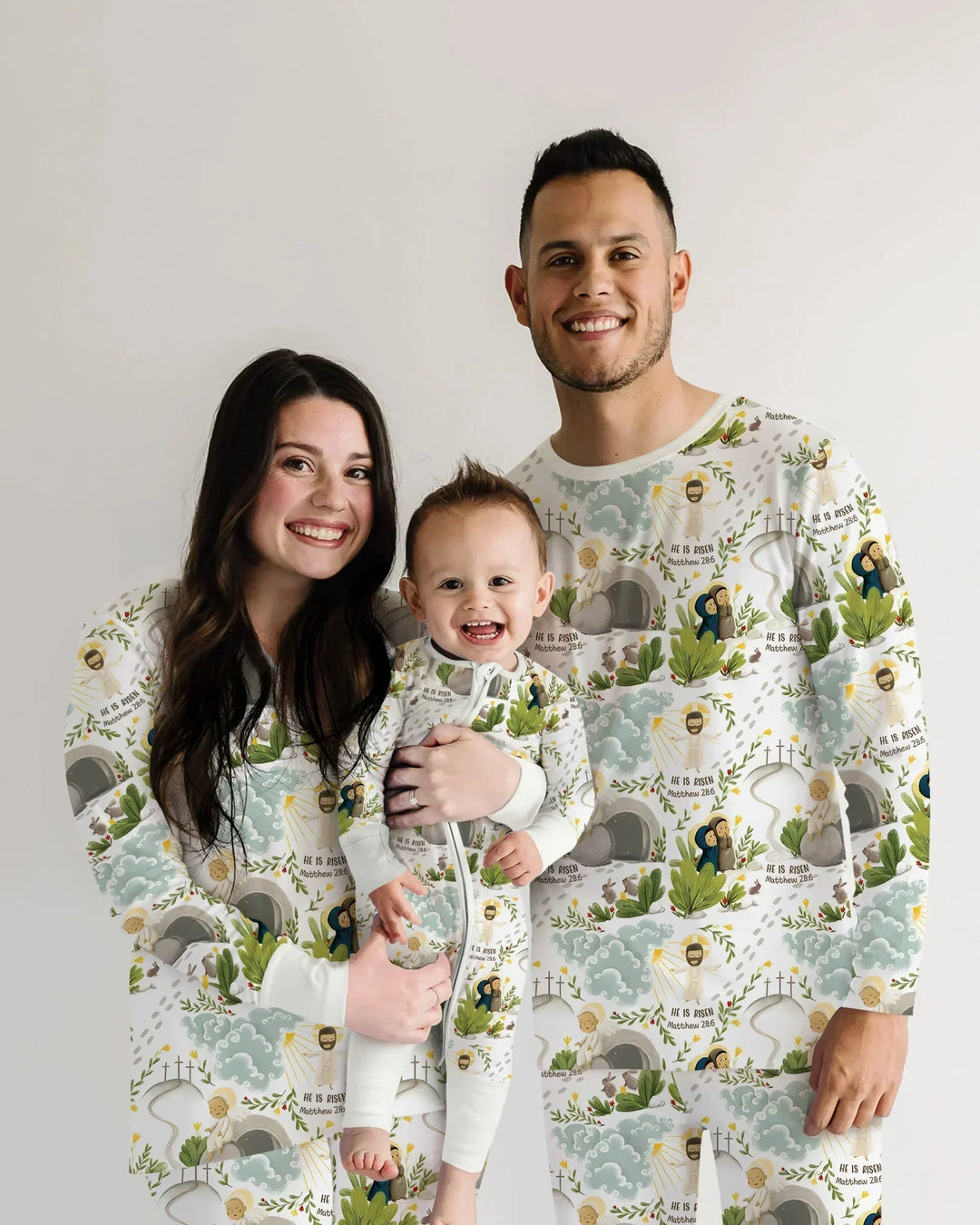 He Is Risen Bamboo Men's Pajama Set