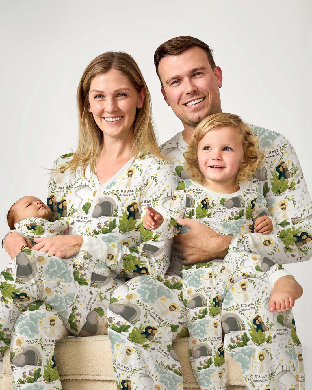 He Is Risen Bamboo Men's Pajama Set