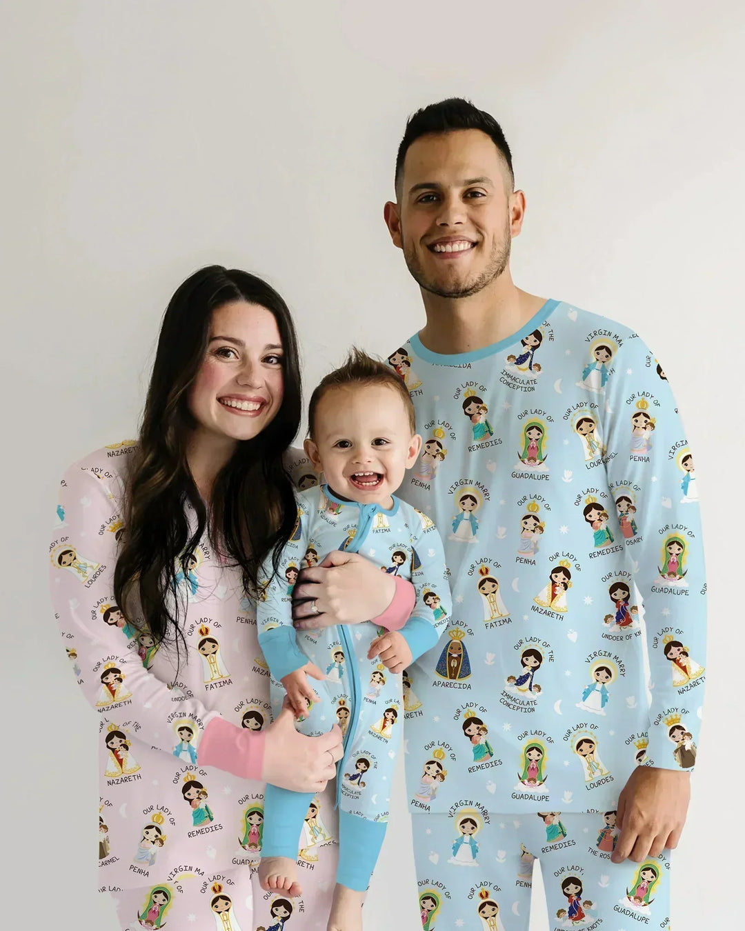 Little Marian Blessings Bamboo Two Piece Long Sleeve Pajama Set